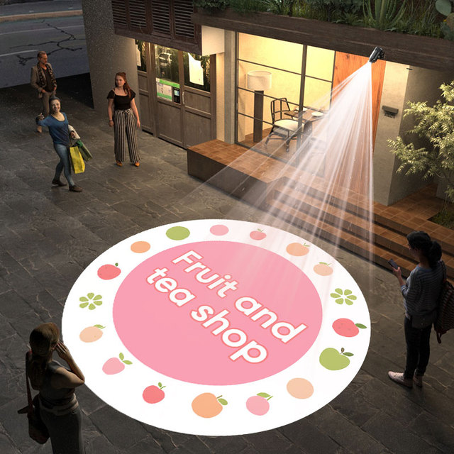 Custom Logo Projector Light Outdoor Waterproof Gobo Projector 40W60W 100W 150W 200W LED Advertising Lights for Business Branding