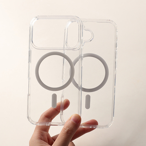 Para 17 16 15 Pro Max Silicona TPU Funda de teléfono de carga inalámbrica magnética impermeable a prueba de golpes - Product Image 4