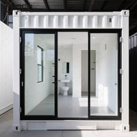 Maison préfabriquée extensible en conteneur maritime en acier de 20/40 pieds, prête à être expédiée, 3, 4 ou 5 chambres, mini-maison préfabriquée pour magasin ou parc