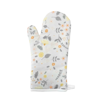 Kit de pâtisserie avec gants anti-chaleur (matière textile) et fouet à œufs en silicone traité en acier inoxydable - Réutilisable et flexible