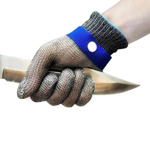 Gants de sécurité <span class=keywords><strong>anti</strong></span>-<span class=keywords><strong>coupure</strong></span> en acier inoxydable ANSI 9 pour <span class=keywords><strong>cuisine</strong></span>, revêtement en maille métallique, EN388, résistance à la <span class=keywords><strong>coupure</strong></span> de niveau 5, résistance à l'abrasion, YULAN - Product Image 2