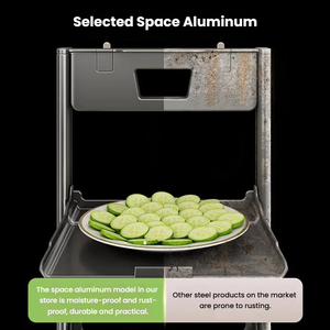 Étagère de rangement pliable à ventouses pour la préparation des aliments en <span class=keywords><strong>cuisine</strong></span>, organisateur mural multi-niveaux, support de rangement pour légumes, fruits, assiettes - Product Image 2