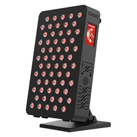 Lampe de thérapie LED infrarouge et lumière rouge RLUltra60 à commande vocale avec réglage individuel de la longueur d'onde, 8 longueurs d'onde, avec support