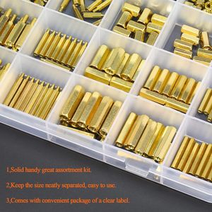 Baiguluo Brass Spacer Standoff Screw Nut Assortment Kit M2 M3 M4 422pcs General Purpose Construction Grade A - Product Image 5
