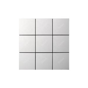 <span class=keywords><strong>Papier</strong></span> <span class=keywords><strong>peint</strong></span> en vinyle auto-adhésif en plastique composite aluminium blanc carré 4x4 pas cher, mosaïque, à peler et à coller, carreaux muraux de <span class=keywords><strong>cuisine</strong></span> - Product Image 6