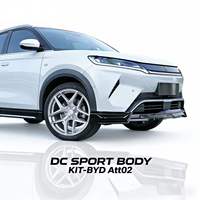 Kit de Carrocería Nuevo para BYD Yuan up 2025, Alerón Delantero de PP, Difusor Trasero, Alerón de Techo, Negro Brillante, Accesorios Exteriores con Clip