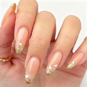 Precio de Fábrica, Uñas Acrílicas Francesas Hechas a Mano al por Mayor, 24 Uñas Postizas con Diseño Personalizado - Product Image 2