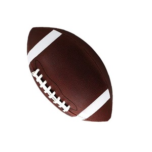 Custom Size Premium Leather American Football & <b>Ball</b> with Rubber Bladder High Air Retention Custom Logo Options - Product Image 2