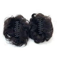 Meilleure vente en gros, prix d'usine, chouchous et pinces à cheveux pour chignon, chouchous élégants pour cheveux humains, chignon noir naturel