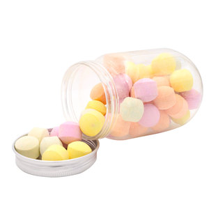 Balles à sel en acier inoxydable pour enfants, Mini balles de bain, mignonnes, en or <span class=keywords><strong>rose</strong></span>, bonbon naturelle, en vrac, couleurs arc-en-ciel, - Product Image 3