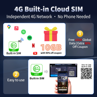 Caméra embarquée intelligente OTA 4G Let avec double objectif, CarPlay, Android Auto, navigation GPS 10,26 pouces, console de tableau de bord, enregistreur vidéo