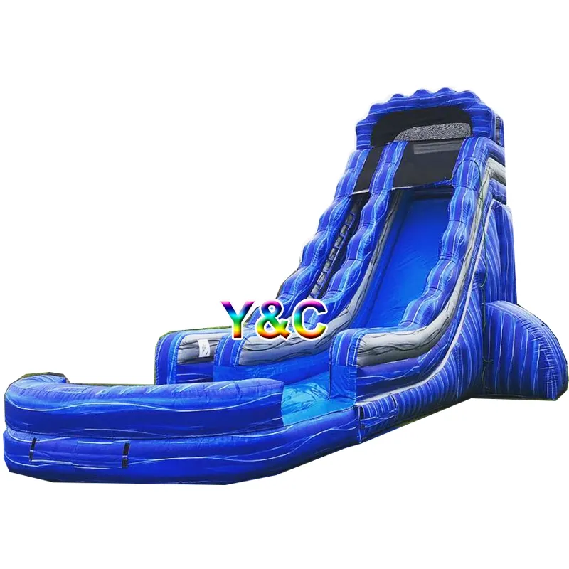 China blue splash wave adult kids swimming pool inflatable water slide repair kit