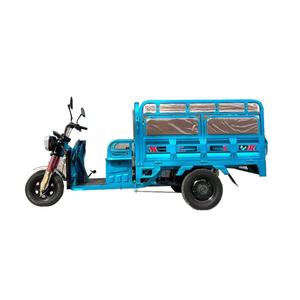 Tricycle électrique pour adultes à 3 roues, double usage, robuste, transport de passagers et de marchandises, scooter électrique avec siège pliable - Product Image 5