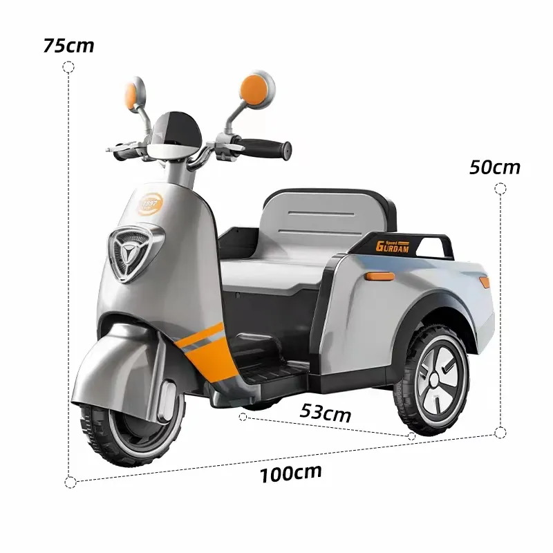 Çin fabrika çocuk oyuncağı araba binmek/araba çocuk motosikleti üç tekerlekli elektrikli motosiklet