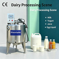 Cuve de pasteurisation de lait de haute qualité 1000L 500L 200 Litres – Cuve de pasteurisation de lait
