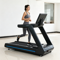 Cinta de Correr Profesional para Gimnasio con Frecuencia Variable, Inclinación Ajustable y Motor AC Vectorial, Equipo de Fitness Comercial para Centros Deportivos