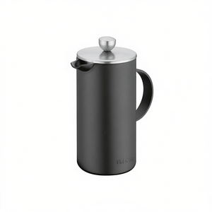 Cafetière à piston Cilio Aida 3 tasses, noir mat, couvercle en acier inoxydable - Product Image 2