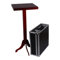 Table flottante avec vase anti-gravité, étui de transport, tours de magie, magie de scène incroyable, accessoire de magie flottante, magie volante pour magiciens