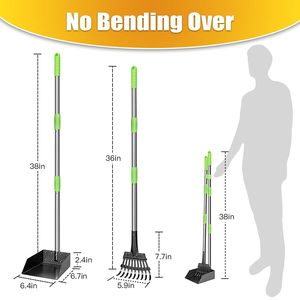 Fournisseur d'usine vente chaude longue poignée robuste en plastique facile à nettoyer bras en métal inoxydable marteau chien chat <span class=keywords><strong>Pooper</strong></span> <span class=keywords><strong>Scooper</strong></span> - Product Image 6