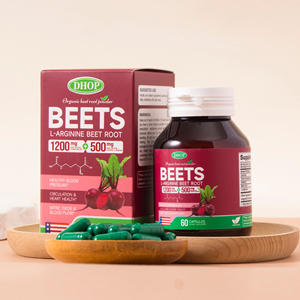 OEM Natürliche Blutfluss- & Energie-Unterstützung Rote-Bete-Wurzel 1200mg und L-Arginin 500mg Tagesformel - Product Image 1