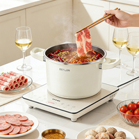 Casserole à pression certifiée de qualité OEM en acier inoxydable 304 non toxique, emballée dans un coffret cadeau coloré