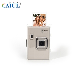 เคสป้องกันแบบใสเทรนด์2025สำหรับกล้อง Instax Mini-ฝาปิดโปร่งใสทนทานพร้อมสายรัดสีดำที่ปรับได้ - Product Image 6