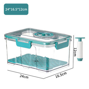 Chân Không Kín Thực Phẩm Lưu Trữ Container Trong Suốt Cống Kín Kín Kín Lật Top Nắp Đa Chức Năng Pet + PP Nhựa Hộ Gia Đình - Product Image 5