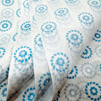 Rouleau de papier d'emballage plat biodégradable et recyclable taille A4 personnalisé imprimé en noir en matériau chimique pour chaussures vêtements cadeaux