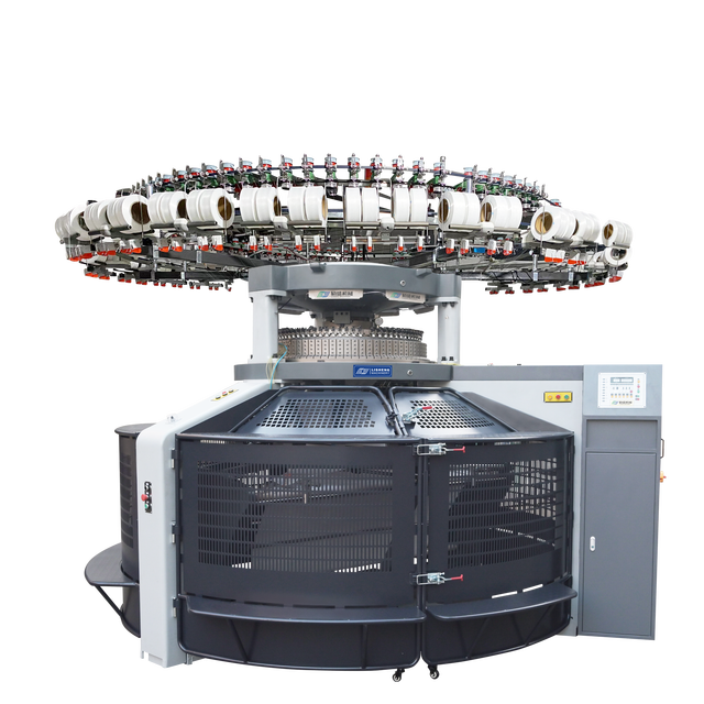 LISHENG BRAND Open Width Interlock Double Jersey Circular Knitting Machine