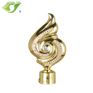 <span class=keywords><strong>Tringle</strong></span> à rideaux double dorée de style européen, design élégant, avec accessoires et supports doubles, pour <span class=keywords><strong>tringle</strong></span> en <span class=keywords><strong>bois</strong></span> - Product Image 2