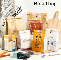 Sacs SOS à fond plat en kraft de qualité alimentaire, durables, écologiques, personnalisables, toutes tailles, pour boulangerie