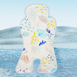 Tappetino Rinfrescante Ecologico e Traspirante per Passeggino 2024, Cuscino Fresco per Seggiolino <span class=keywords><strong>Auto</strong></span> Neonato per l'Estate - Product Image 2