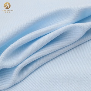 Youkesi personalizable 220GSM ropa de casa tela 45,5 fibra reciclada 45,5 algodón 9 Spandex 1*1 tela de algodón súper genial - Product Image 3