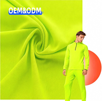 Tissu de sport en maille polyester à prix avantageux, très vendu, pour vêtements de sport
