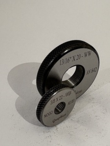 WW Whitworth <b>Thread</b> Ring <b>Gauge</b> Set for Accurate External <b>Thread</b> Checking Go No Go Design Suitable for Heavy Duty Inspection - Product Image 6