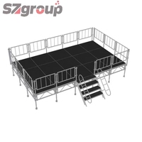 Sistema de Estructura de Techo para Eventos al Aire Libre, Portátil, Plegable, de Aleación de Aluminio, con Sistema de Altavoces Line Array