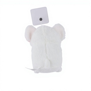Doudou Éléphant Brodé en Peluche pour Bébé, Jouet Animal en Peluche Doux et Debout, Doublure en Maille, Décoration de Crèche pour Nourrissons et Tout-petits, Coton - Product Image 4