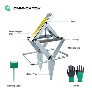 Piège à taupes solide de qualité supérieure, en acier galvanisé, piège à ciseaux, réutilisable, tueur de taupes, imperméable, facile à installer, éliminateur de taupes pour pelouse, personnalisable - Product Image 4