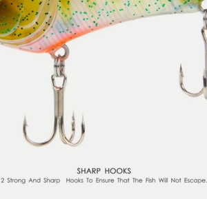 LETOYO LHB034 Raltting VIB Señuelos de Pesca 13g 55mm Hundimiento Plástico Chatter Vibración Señuelo Pesca de agua salada Pesca VIB Señuelo - Product Image 6