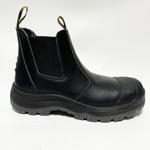 Bota de seguridad de alta calidad <span class=keywords><strong>AUS</strong></span> con suela de PU de cuero de grano completo - Product Image 2