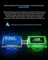 Nuevo Portátil para Juegos Mechrevo YaoShi 18Pro Core Ultra7 270HX Plus RTX5070 de 18 Pulgadas y 180Hz, el Último Modelo de 2026