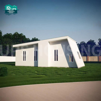 Casa Prefabricada Portátil Expandible en Forma de A, Diseño Ecológico con Energía Solar para Vivienda de Emergencia, Gimnasio, Supermercado, Baño