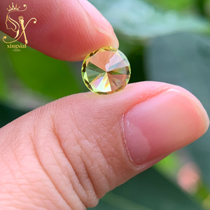 Toptan 12.0mm 3.0mm 5A + Apple yeşil renk CZ taşlar sentetik elmas taşlar gevşek CZ taş yuvarlak kesim kübik zirkonya - Product Image 4