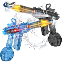 Pistola de Agua Eléctrica al por Mayor para Adultos y Niños, Pistola de Agua Automática Tipo SMG con Boquilla Luminosa, Juguete de Verano