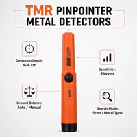 Rilevatore di Metalli Impermeabile Pinpointer Gold Hunter TMR Ricaricabile USB per la Ricerca dell'Oro Sottoterra a Lunga Profondità