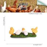 Grosir Model patung simulasi PVC Solid, mainan patung hewan tokoh Capybara bebek Mandarin