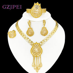 עיצוב תכשיטים משלך אפריקאי תכשיטי זהב, דובאי זהב סט תכשיטים בעיצוב תכשיטים - Product Image 2