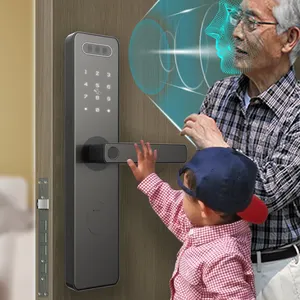 New Low Cost Bluetooth Smart Lock Home Room Gate Fingerprint Lock For Elder Children Kids 3D Face Recognition Locks