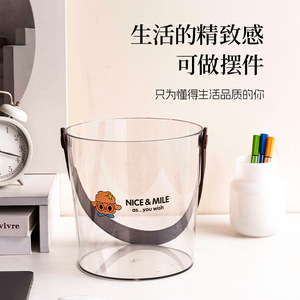 Cartoon Ice Bucket Round Plastic Party Beverage Tub Luxury Retro Style - Product Image 5