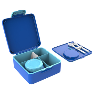 Lonchera Portátil Cuadrada, Bonita y <span class=keywords><strong>de</strong></span> Gran Capacidad, a Prueba <span class=keywords><strong>de</strong></span> Fugas, <span class=keywords><strong>de</strong></span> Grado Alimenticio para Niños, con Tapa y Juego <span class=keywords><strong>de</strong></span> Botella <span class=keywords><strong>de</strong></span> Agua, Superventas - Product Image 5